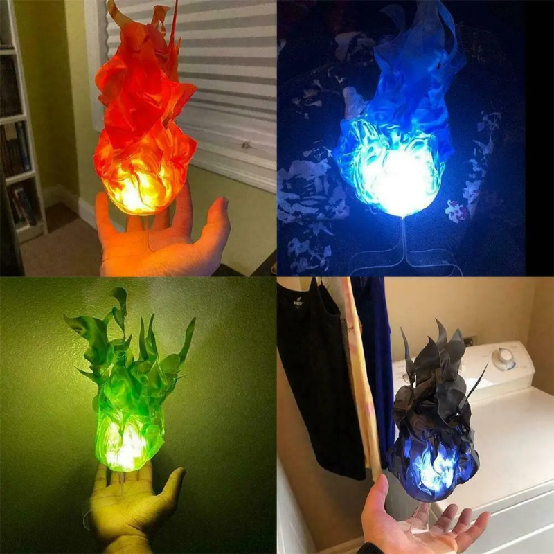 Cosplay Fireball Prop - Halloween Decor Props Simulation Floating Fireball