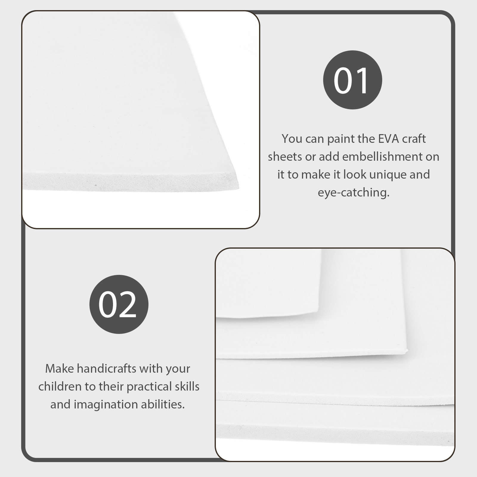 4Pcs Eva Foam Sheets for Cospl - огляд і ціна Cosplay Props Eva Foam