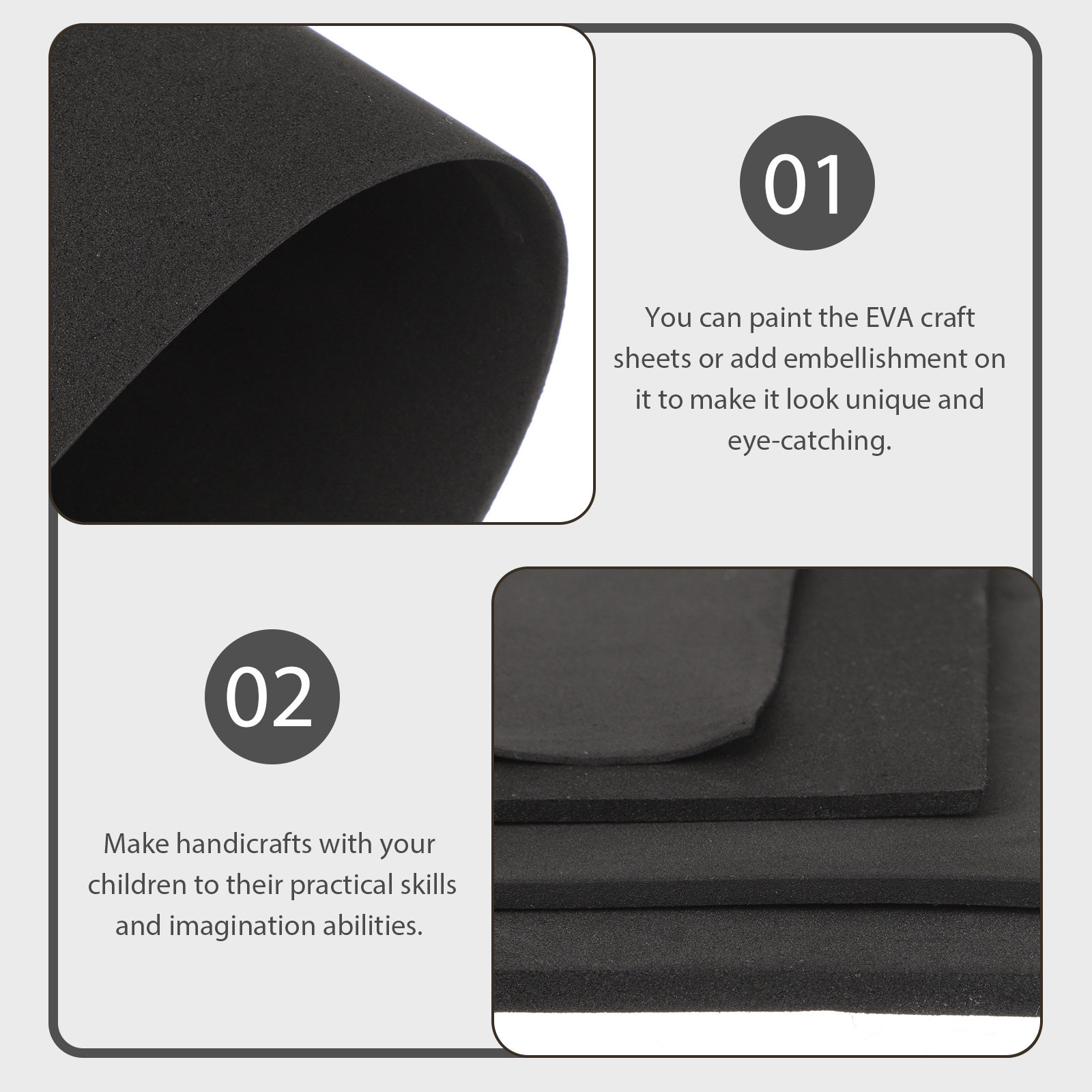 4Pcs Foam Board Sheets Eva Cra - огляд і ціна Cosplay Props Eva Foam
