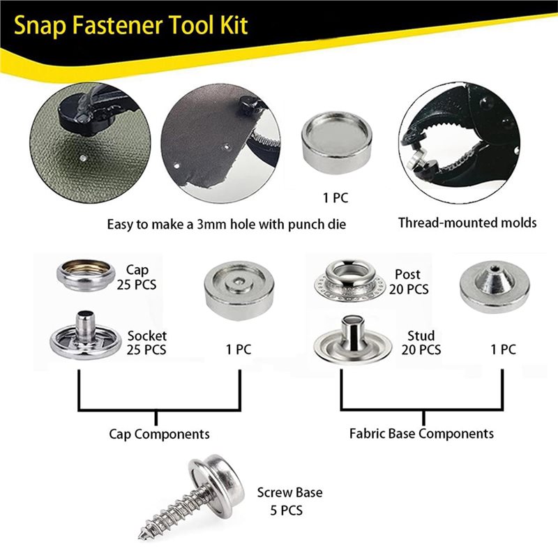 【Big Deal】Heavy Duty Snap Fast - огляд і ціна Snap Plier Setter