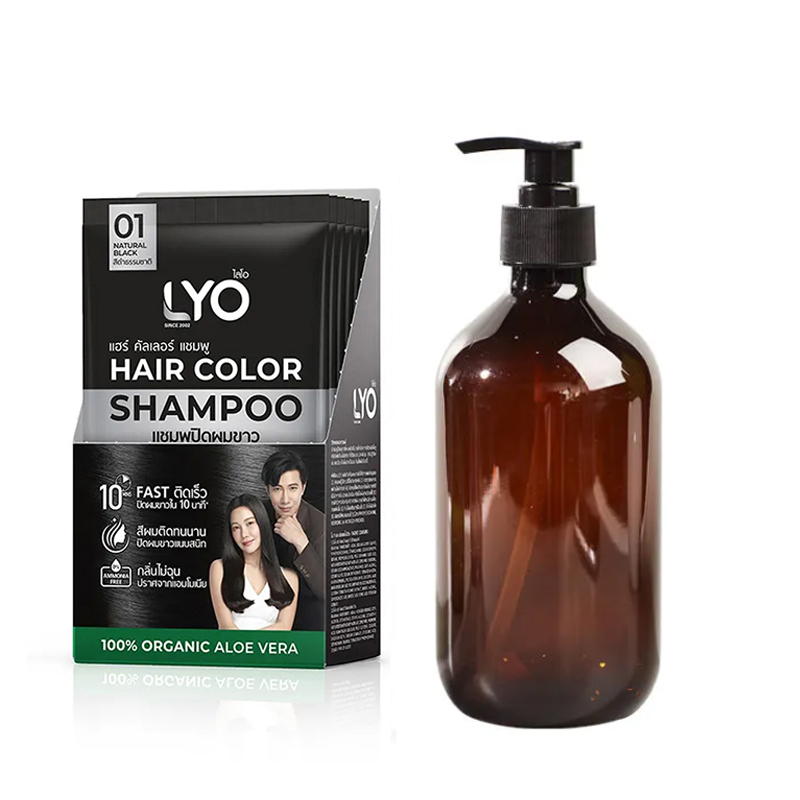 Lyo Natural Plant Hair Dyeing  - огляд і ціна Hair Spray Color