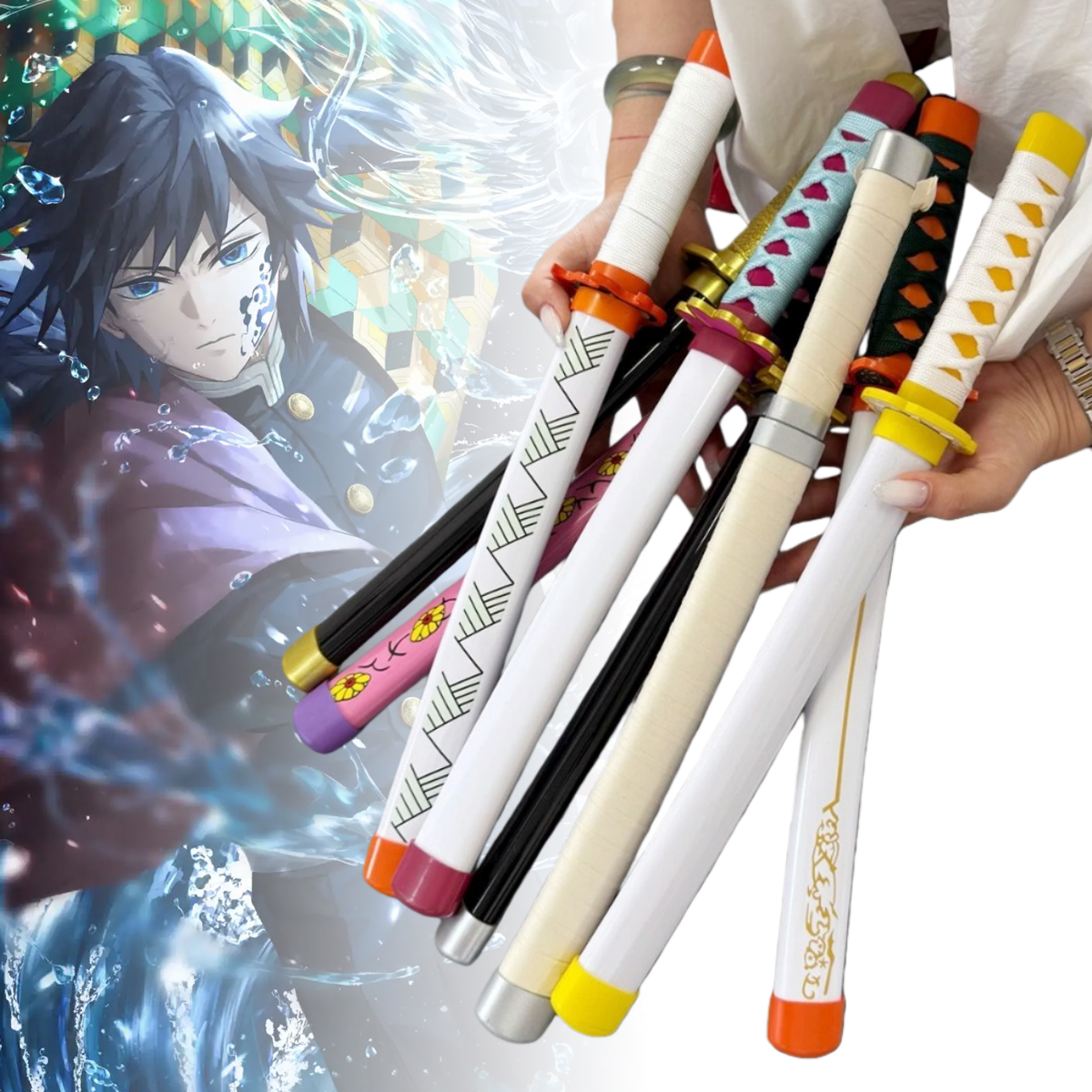 16inch Tomioka Giyuu Katana An - огляд і ціна Cosplay Prop Katana