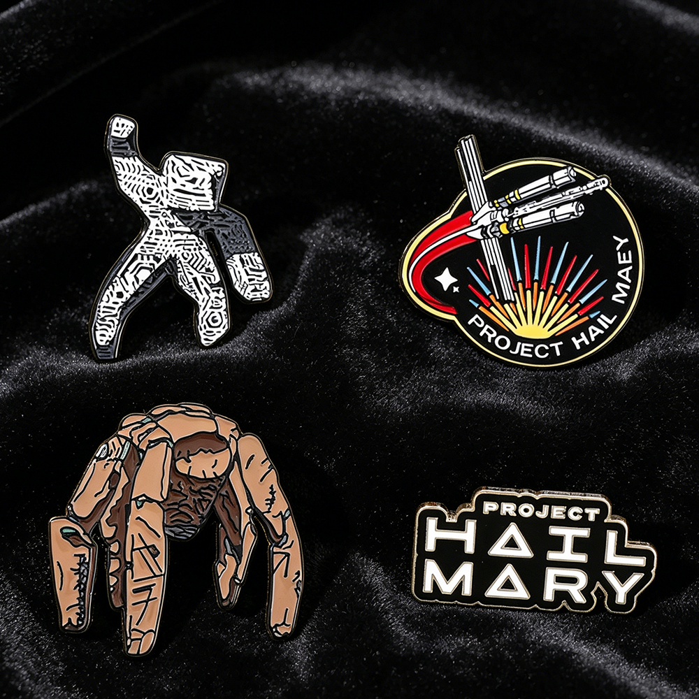 4pc Sci-Fi Enamel Pin Set Proj - огляд і ціна Cosplay Prop Bag