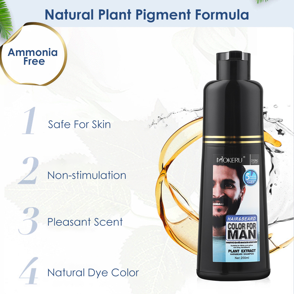 Natural Permanent Beard Dye Sh - огляд і ціна Hair Spray Color