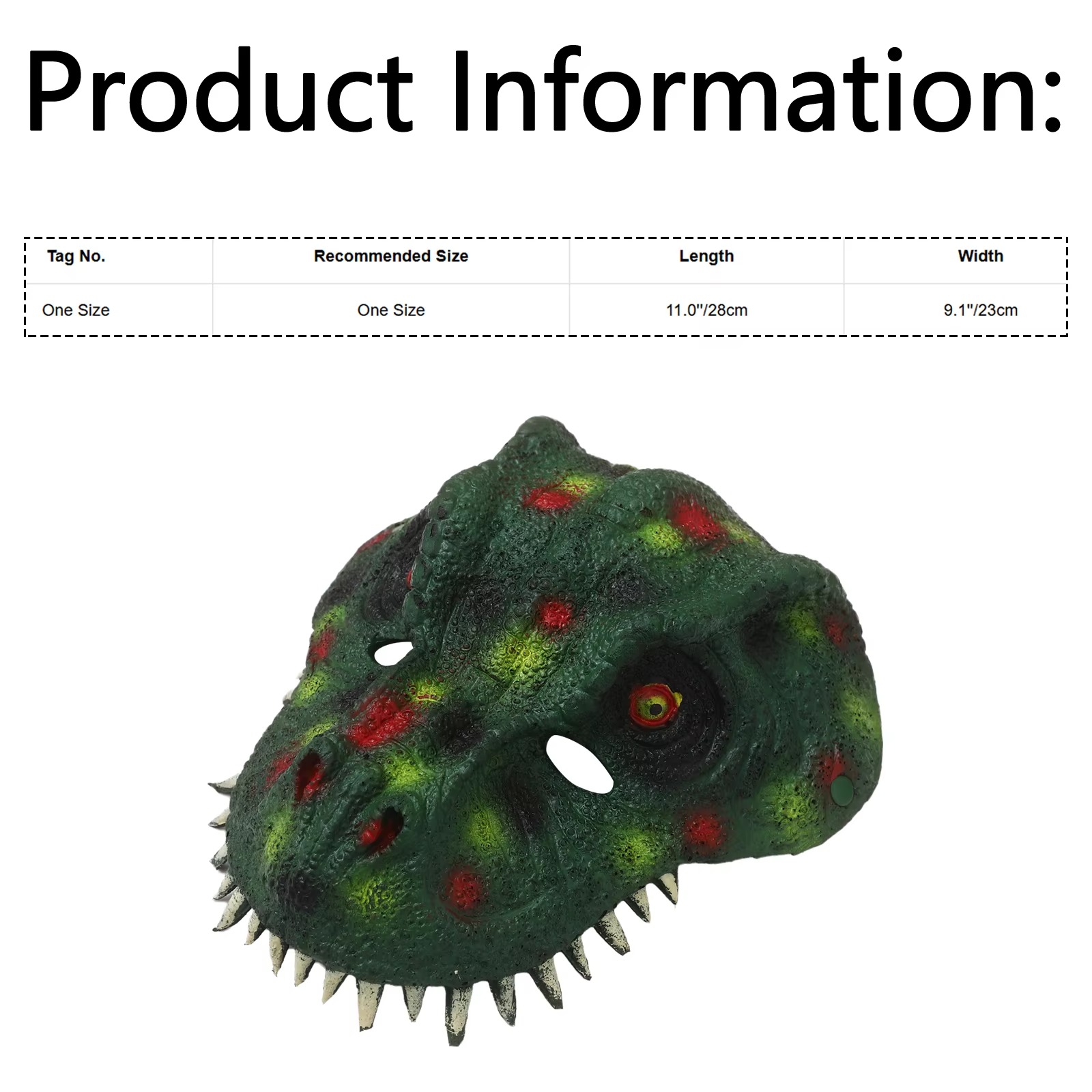 Adult Halloween Dinosaur Mask  - огляд і ціна Cosplay Props Eva Foam