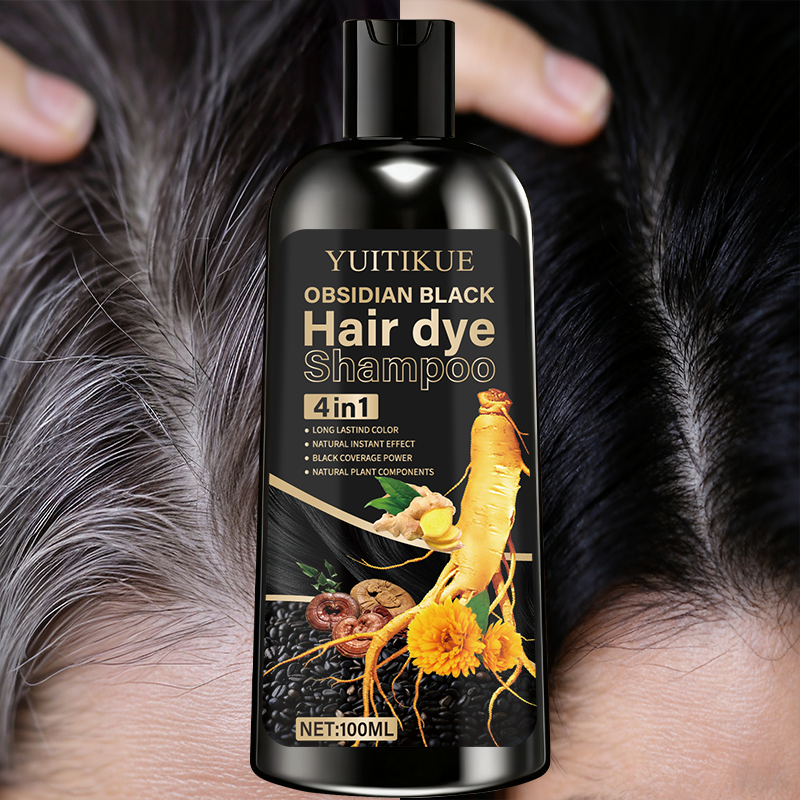 Obsidian Black Hair Dye Shampo - огляд і ціна Hair Spray Color