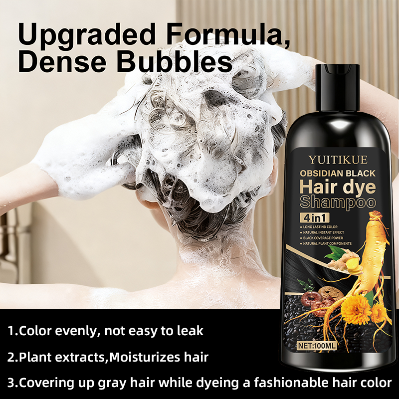 Obsidian Black Hair Dye Shampo - огляд і ціна Hair Spray Color