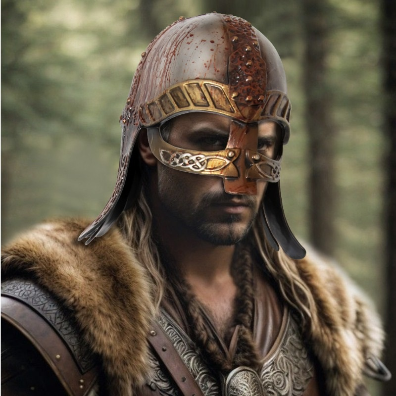 1pcs Medieval Viking Helmet Re - огляд і ціна Cosplay Prop Foam