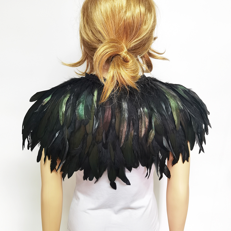 3 Layer Gothic Feather Shawl I - огляд і ціна Cosplay Floating Prop