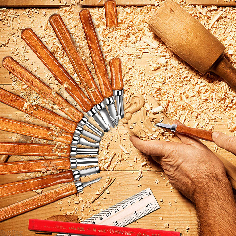 12Pcs SK2 Woodworking Carving  - огляд і ціна Craft Knife Set