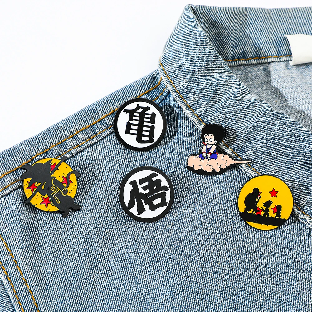 6 Pcs Hot Blooded Anime Brooch - огляд і ціна Cosplay Prop Bag