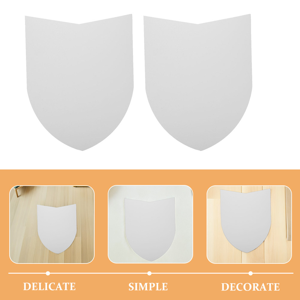15Pcs Blank Knight Shield Shap - огляд і ціна Cosplay Prop Painting